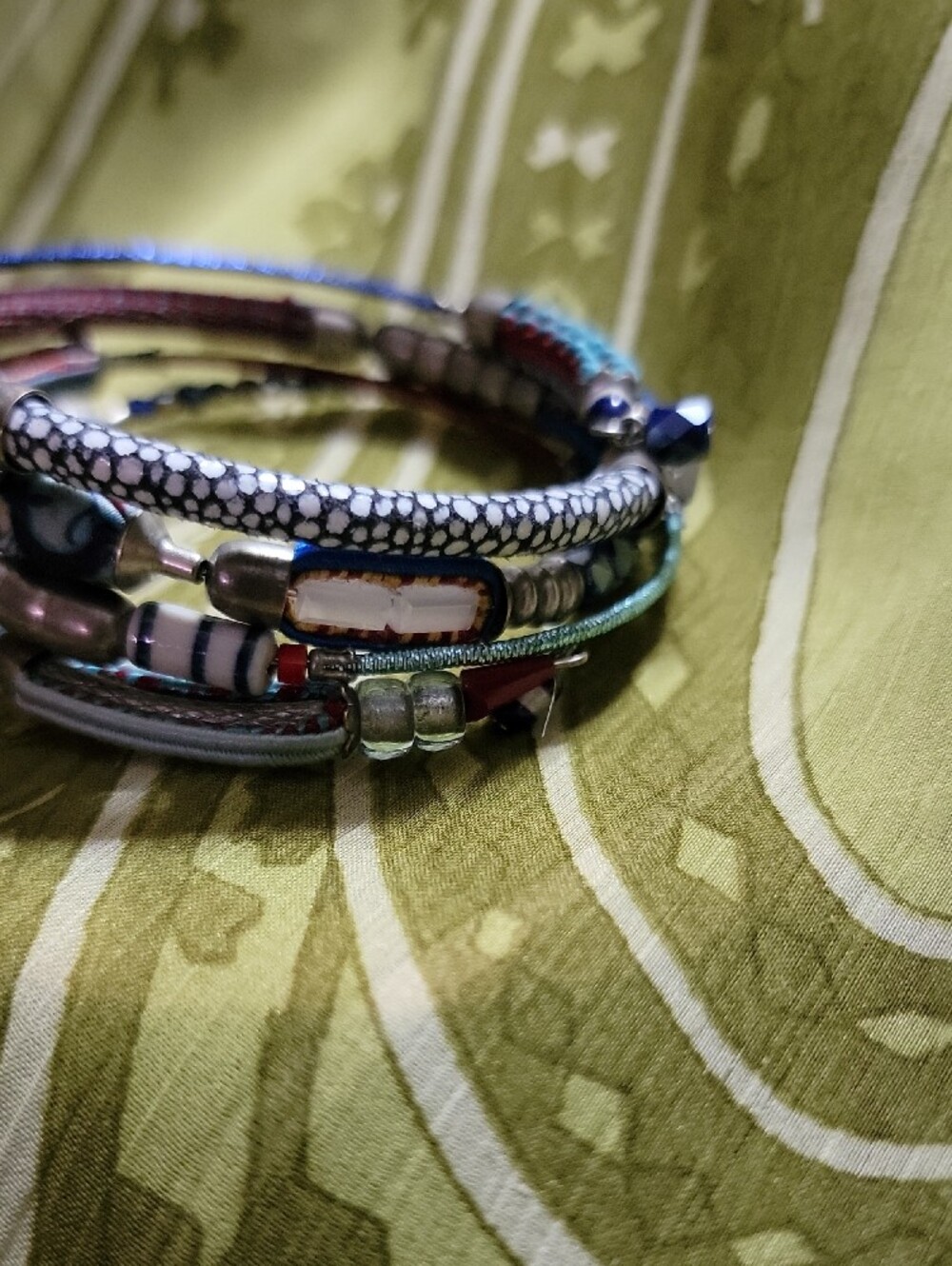 Ayala Bar Multicolor Beaded Wrap Bracelet - Picture 2 of 7